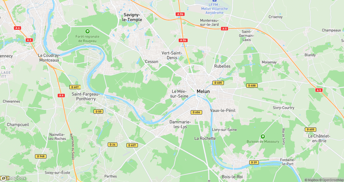 Localisation de la voiture à Le Mée-sur-Seine