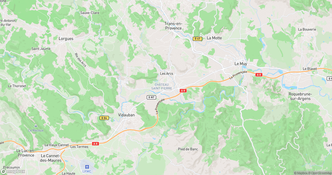 Localisation de la voiture à Les Arcs