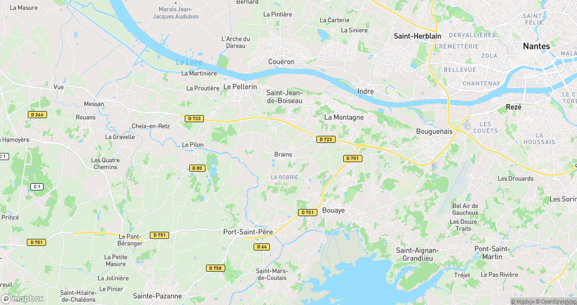 Localisation de la voiture à Brains