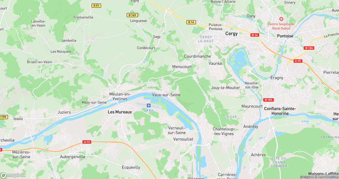 Localisation de la voiture à Vaux-sur-Seine
