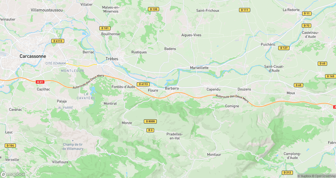 Localisation de la voiture à Barbaira