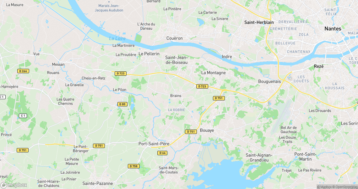 Localisation de la voiture à Brains