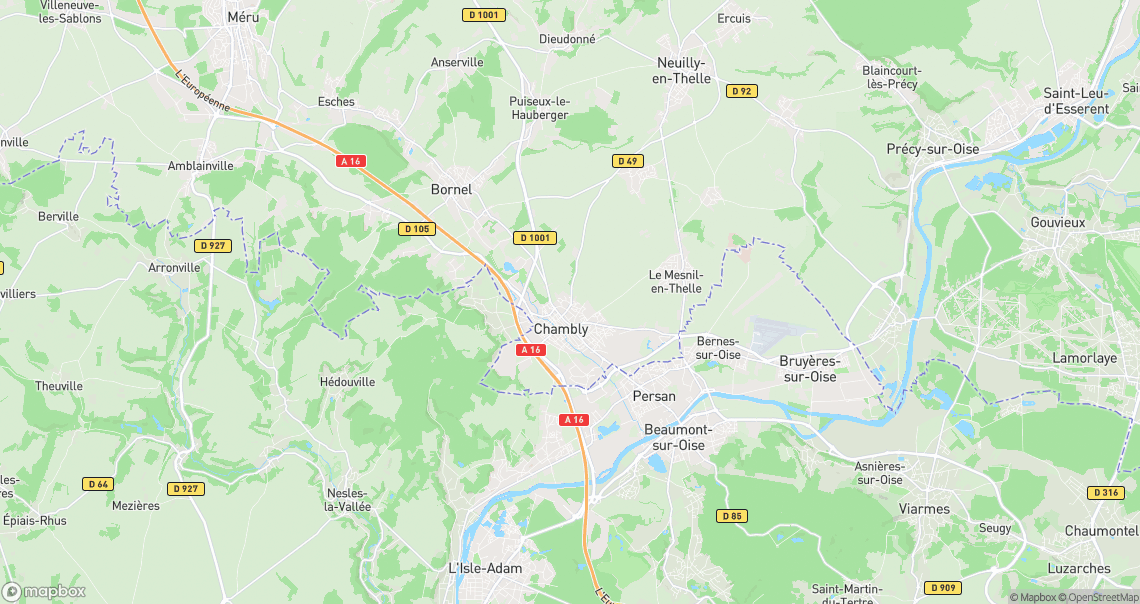 Localisation de la voiture à Chambly