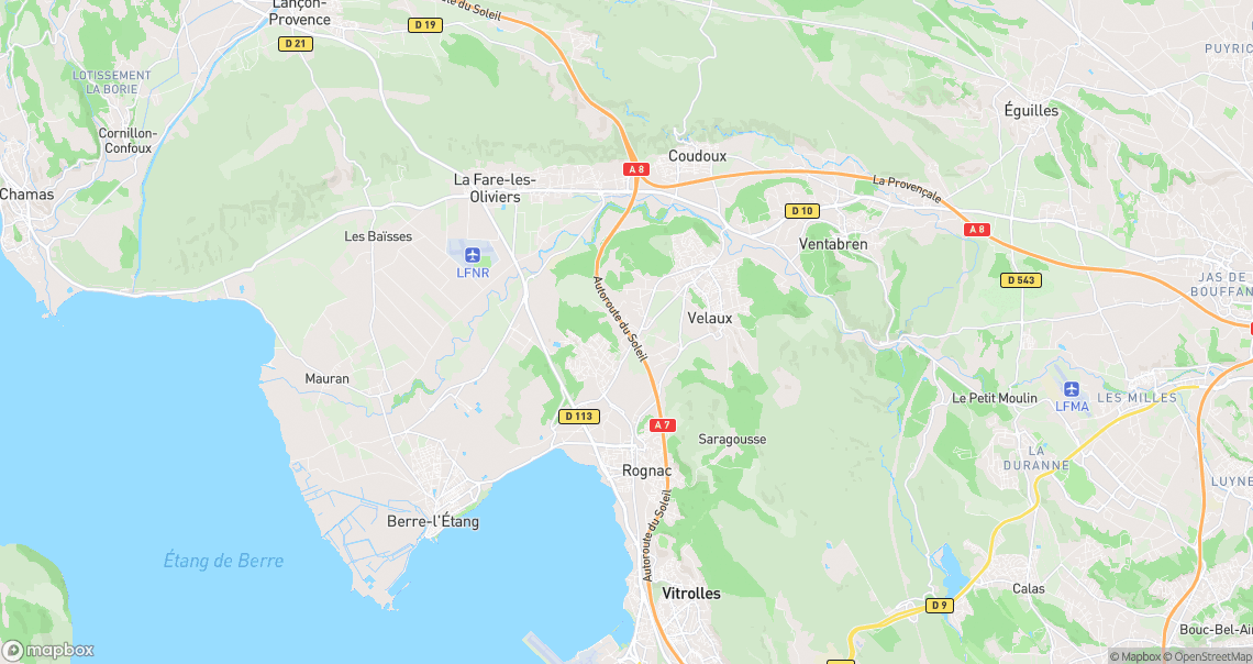 Localisation de la voiture à Velaux