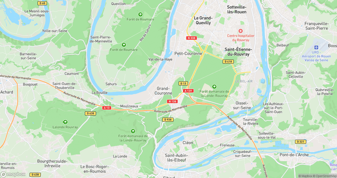 Localisation de la voiture à Grand-Couronne