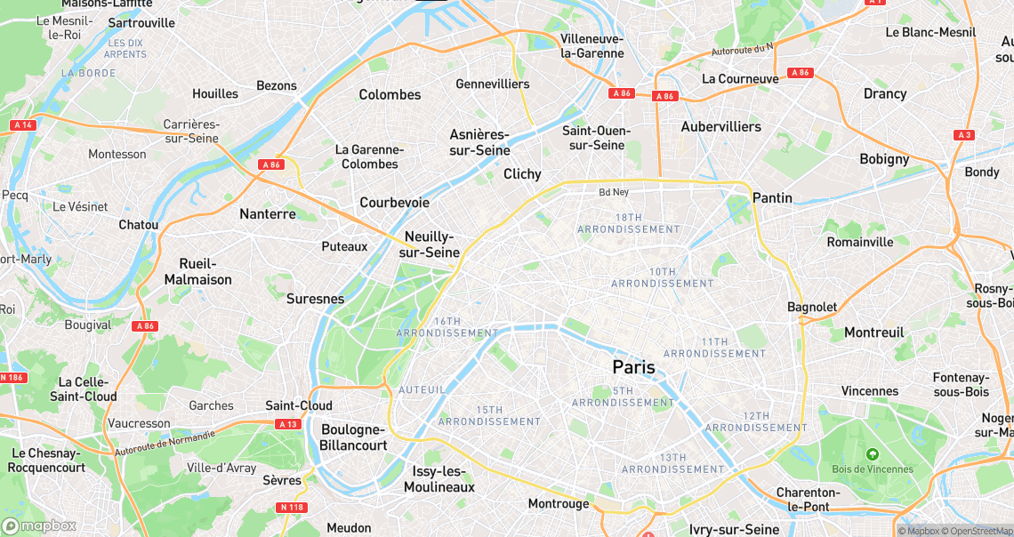 Localisation de la voiture à Paris