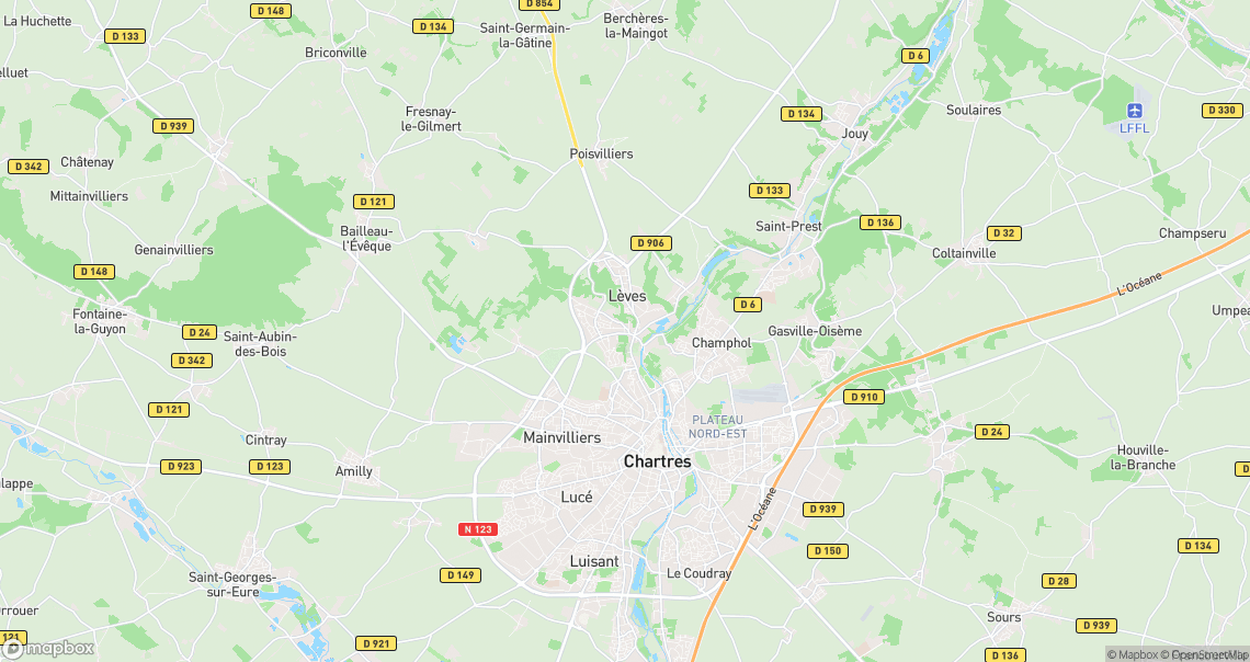 Localisation de la voiture à Lèves