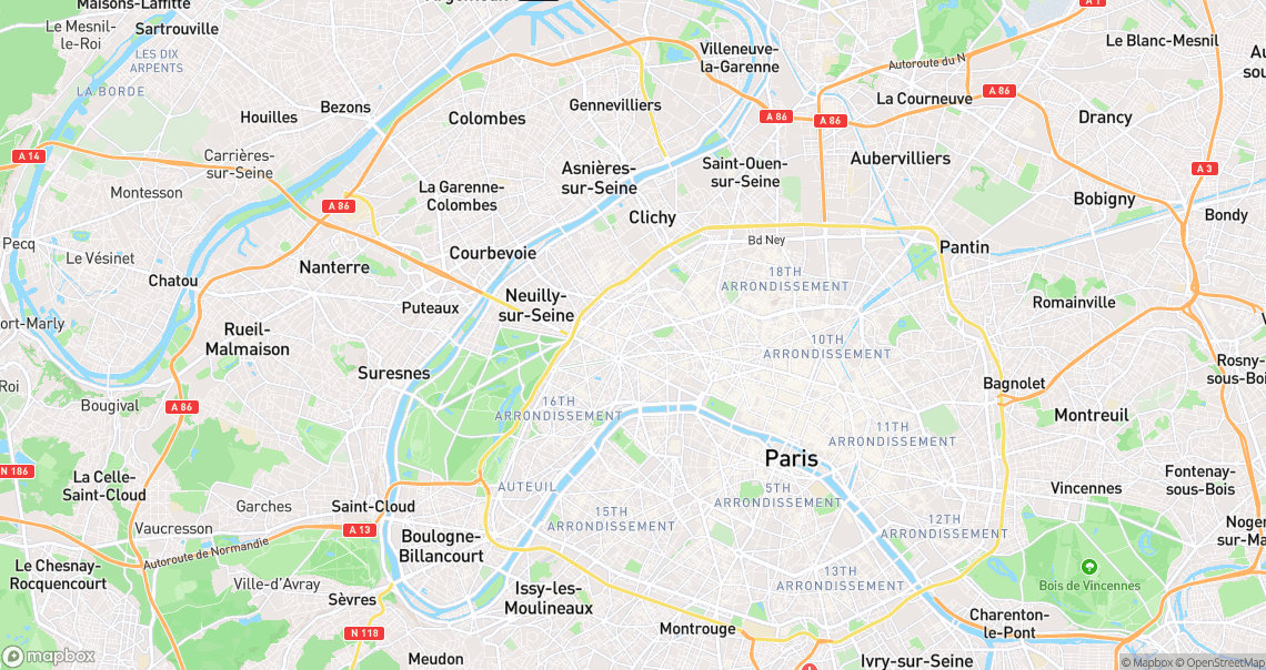 Localisation de la voiture à Paris