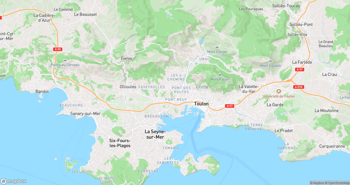 Localisation de la voiture à Toulon