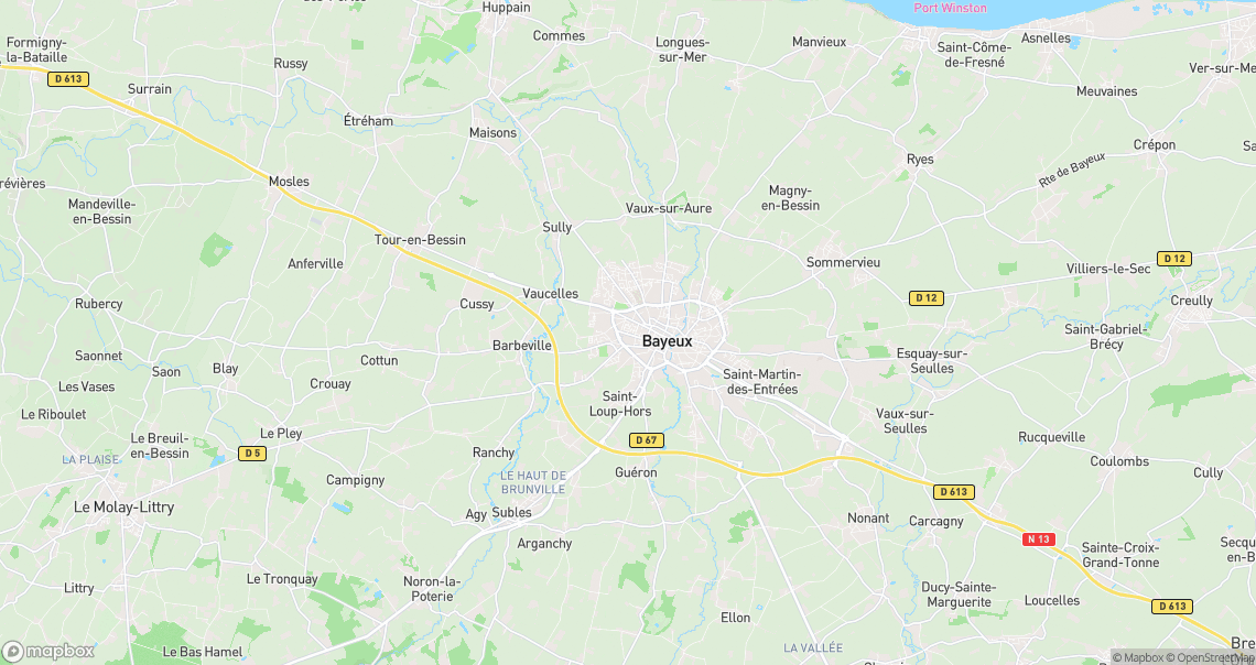 Localisation de la voiture à Bayeux