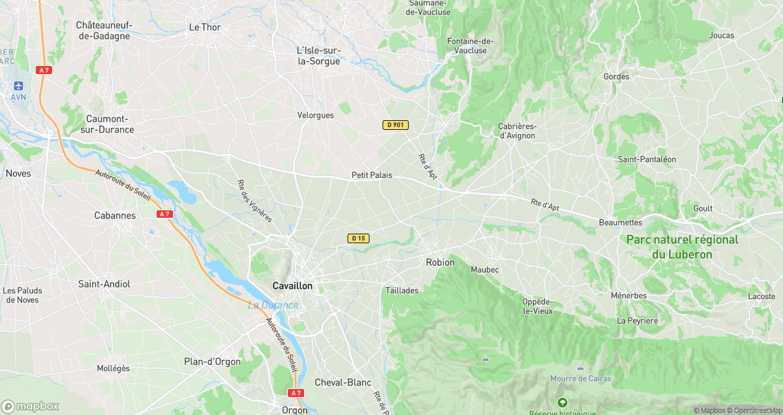 Localisation de la voiture à Robion