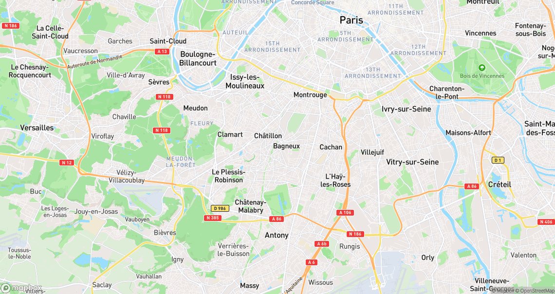 Localisation de la voiture à Fontenay-aux-Roses