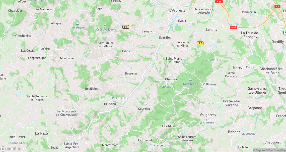 Localisation de la voiture à Bessenay