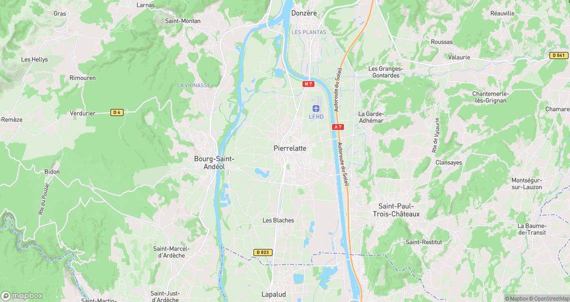 Localisation de la voiture à Pierrelatte