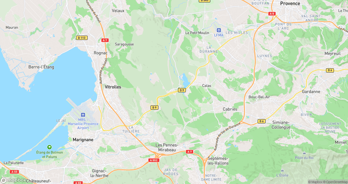 Localisation de la voiture à Aix-en-Provence