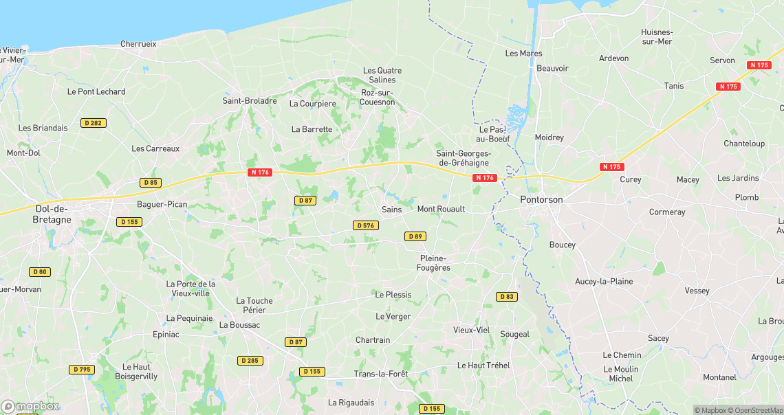 Localisation de la voiture à Sains