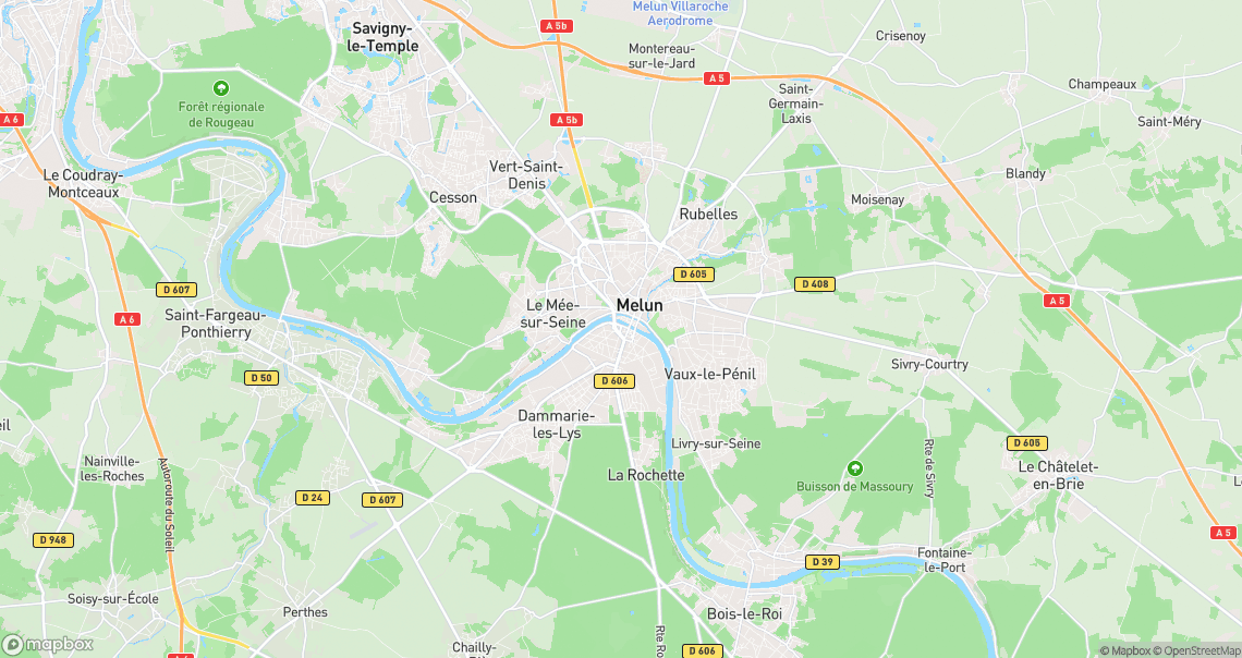 Localisation de la voiture à Melun