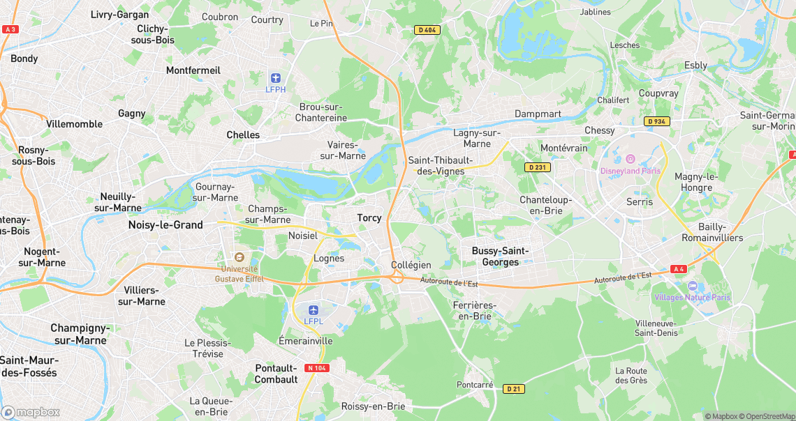Localisation de la voiture à Saint-Thibault-des-Vignes