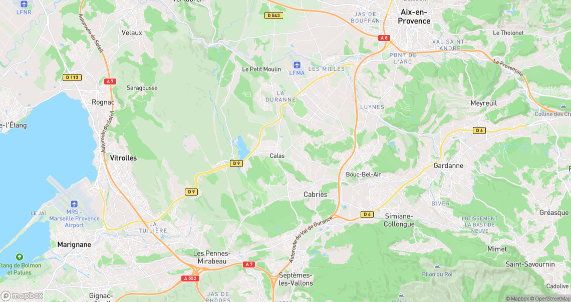 Localisation de la voiture à Cabriès