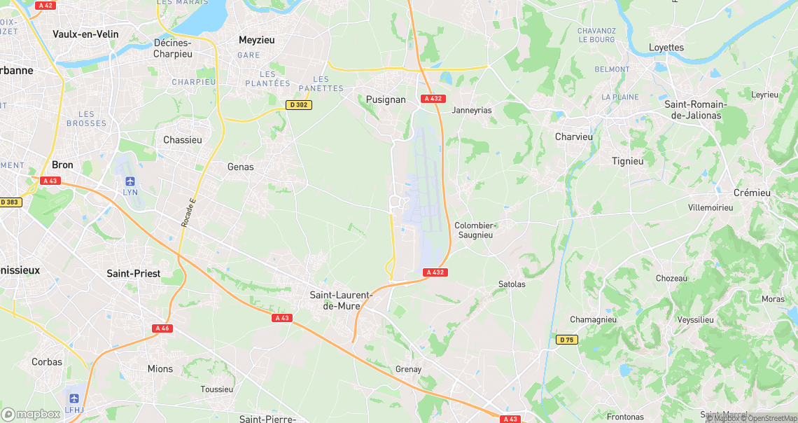 Localisation de la voiture à Colombier-Saugnieu