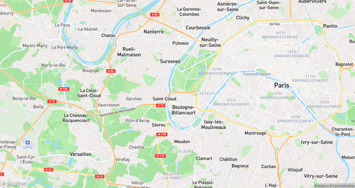 Localisation de la voiture à Boulogne-Billancourt