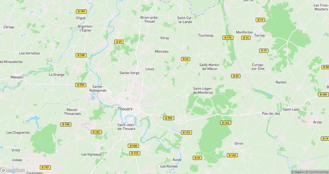 Localisation de la voiture à Louzy