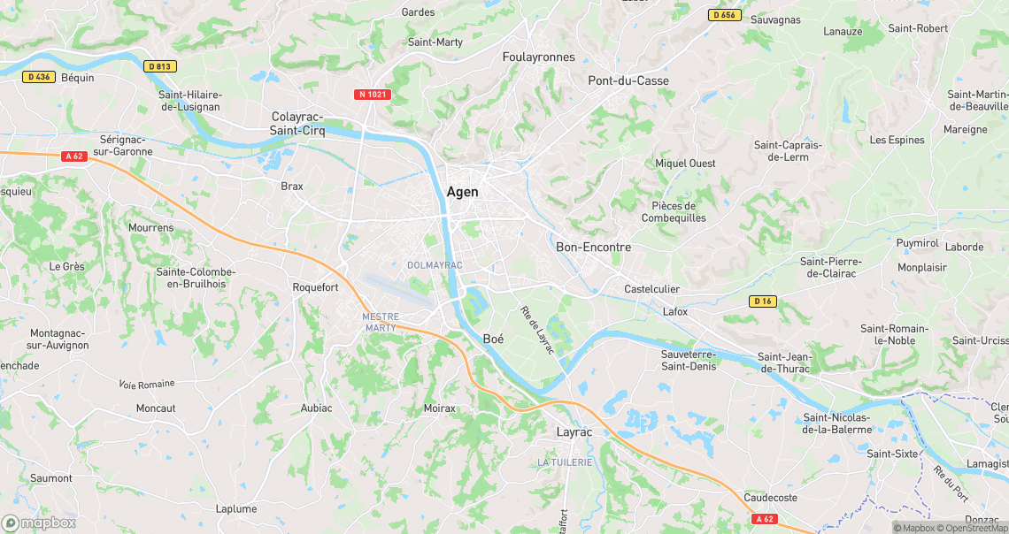 Localisation de la voiture à Boé