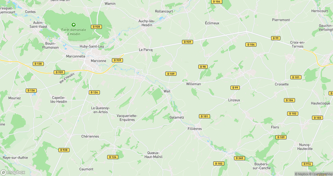 Localisation de la voiture à Wail