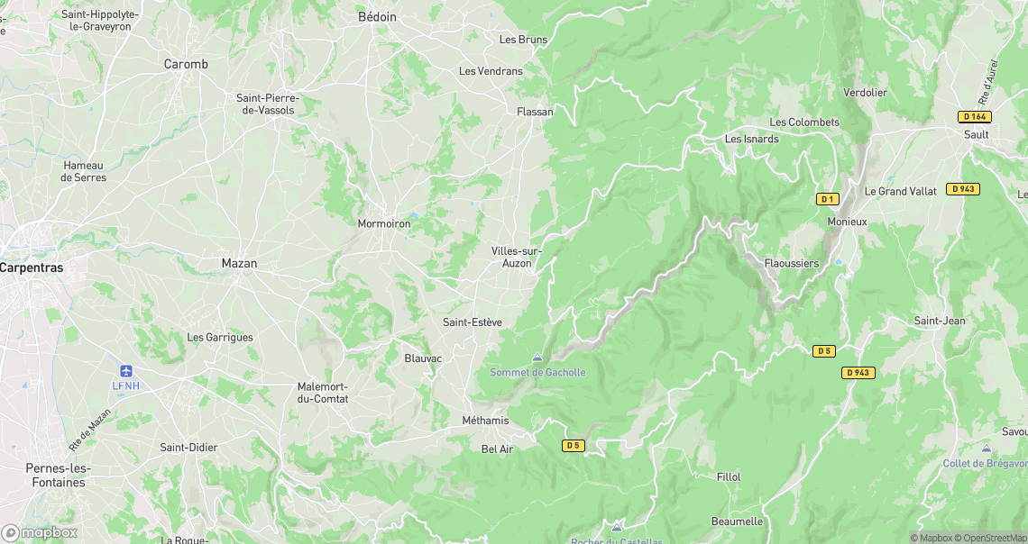 Localisation de la voiture à Villes-sur-Auzon