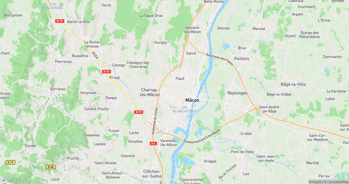 Localisation de la voiture à Charnay-lès-Mâcon