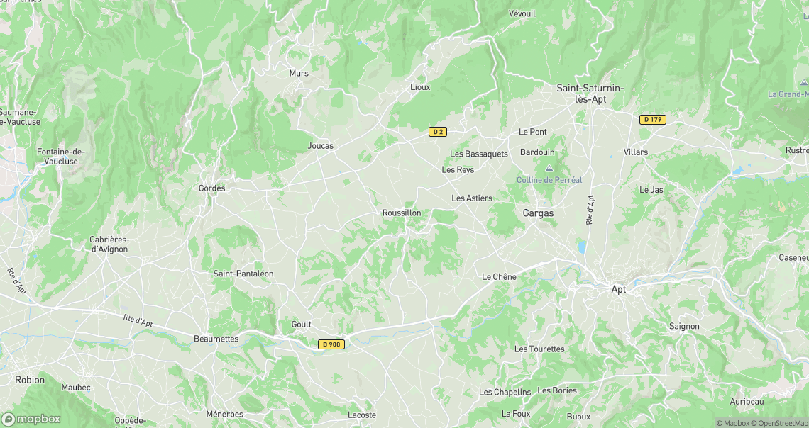 Localisation de la voiture à Roussillon