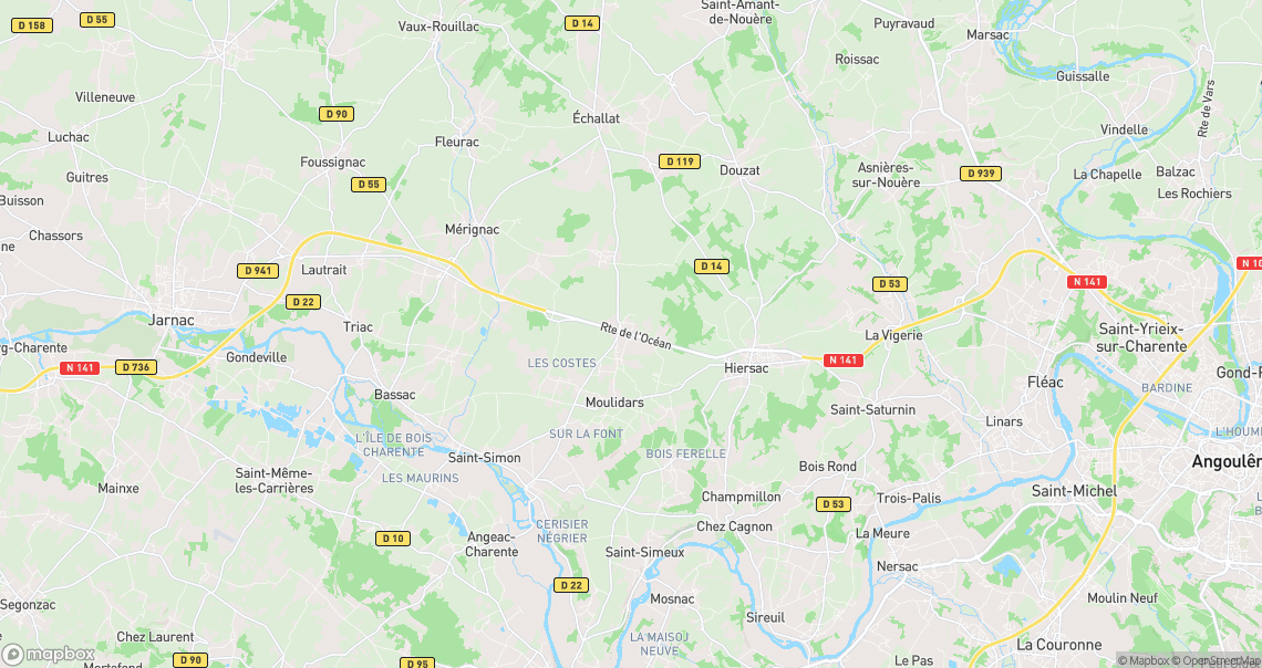 Localisation de la voiture à Moulidars