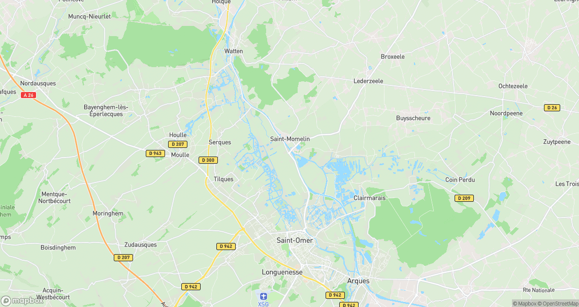 Localisation de la voiture à Saint-Omer