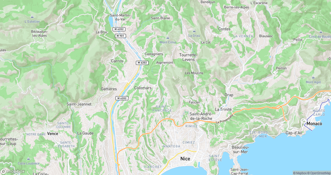 Localisation de la voiture à Aspremont