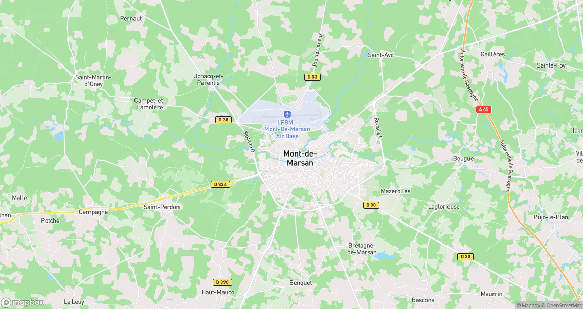 Localisation de la voiture à Mont-de-Marsan