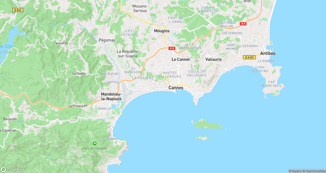Localisation de la voiture à Cannes