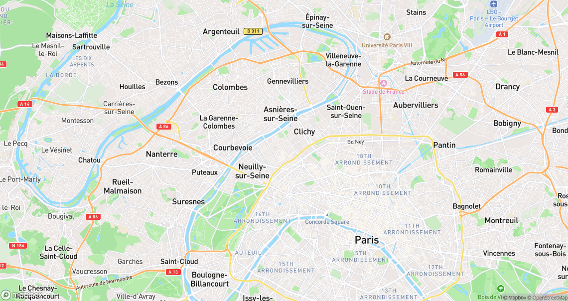 Localisation de la voiture à Levallois-Perret