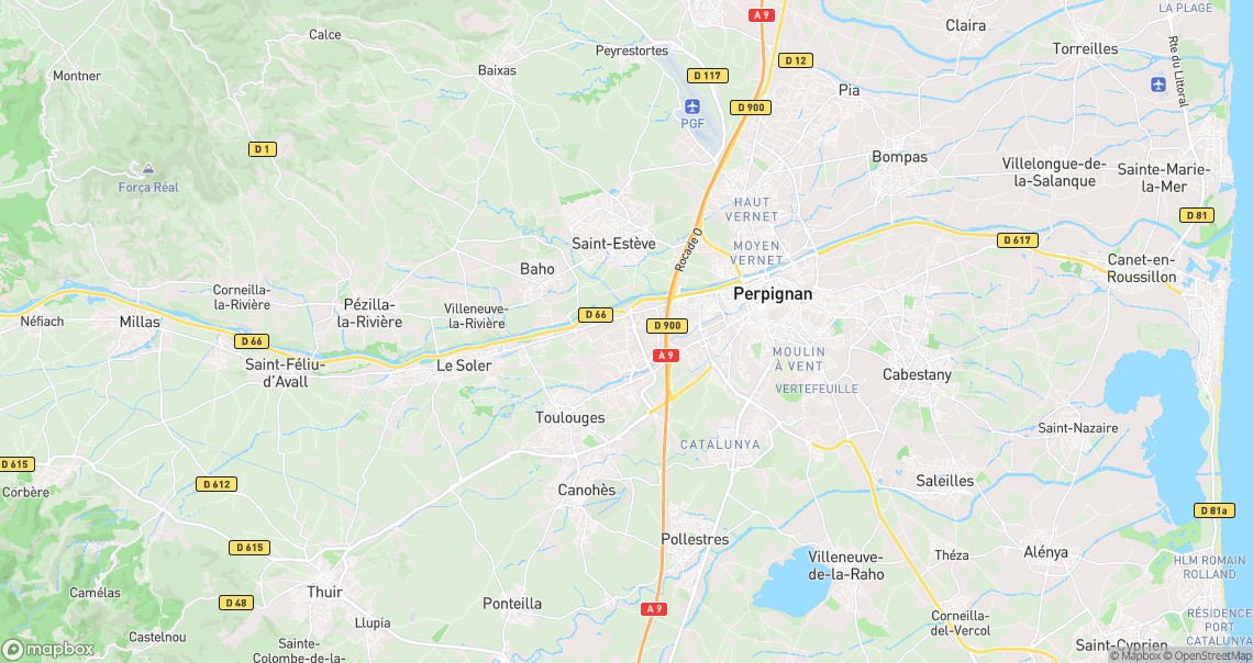Localisation de la voiture à Perpignan