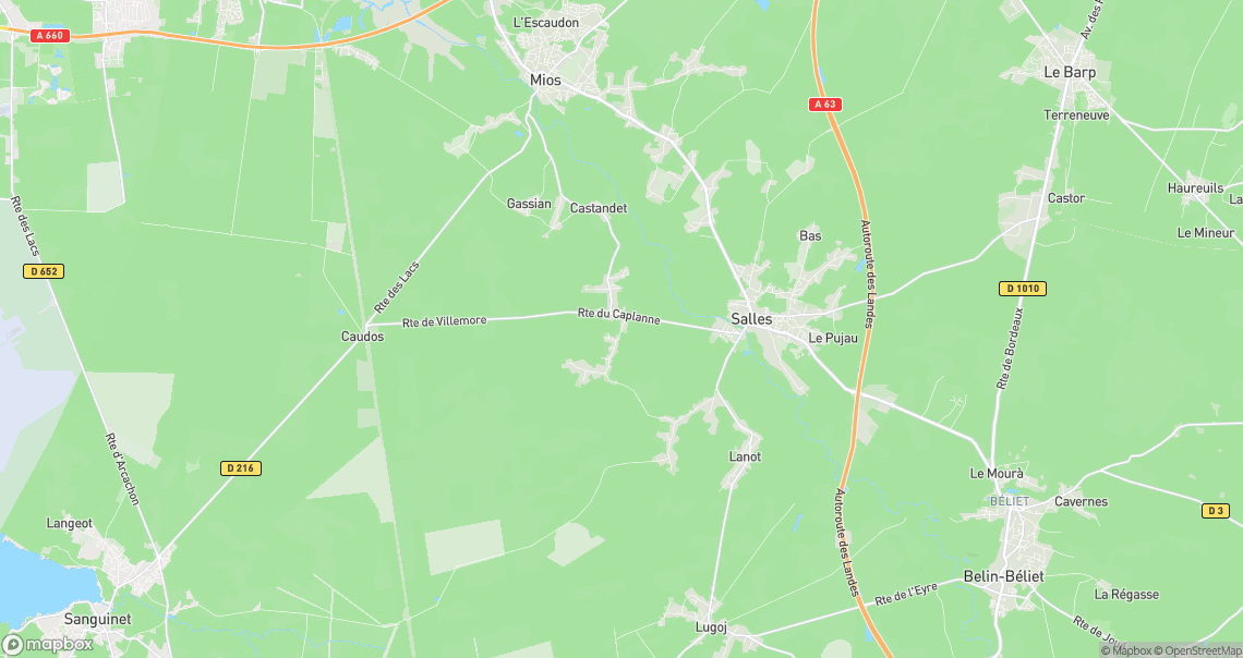 Localisation de la voiture à Salles