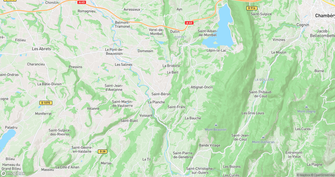 Localisation de la voiture à Saint-Béron