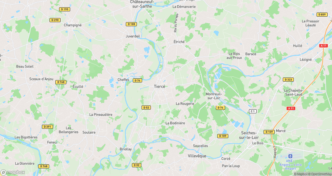 Localisation de la voiture à Tiercé