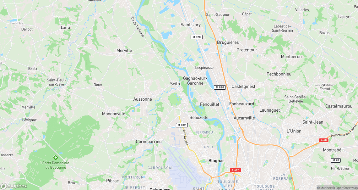 Localisation de la voiture à Seilh