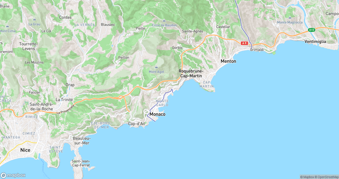 Localisation de la voiture à Beausoleil
