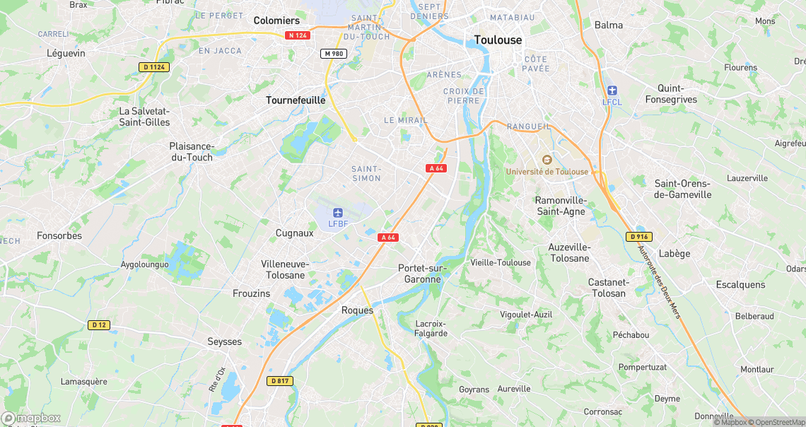 Localisation de la voiture à Toulouse