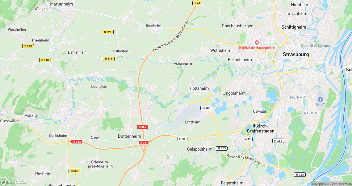 Localisation de la voiture à Hangenbieten
