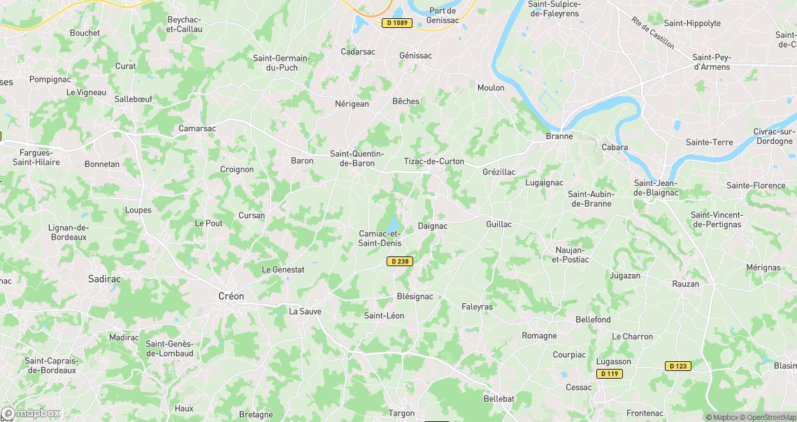 Localisation de la voiture à Espiet