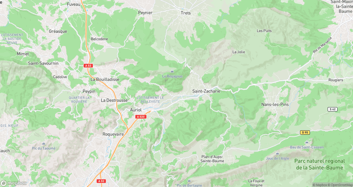 Localisation de la voiture à Auriol