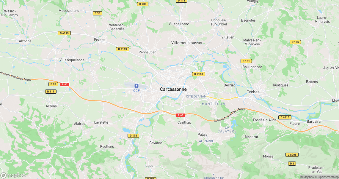 Localisation de la voiture à Carcassonne