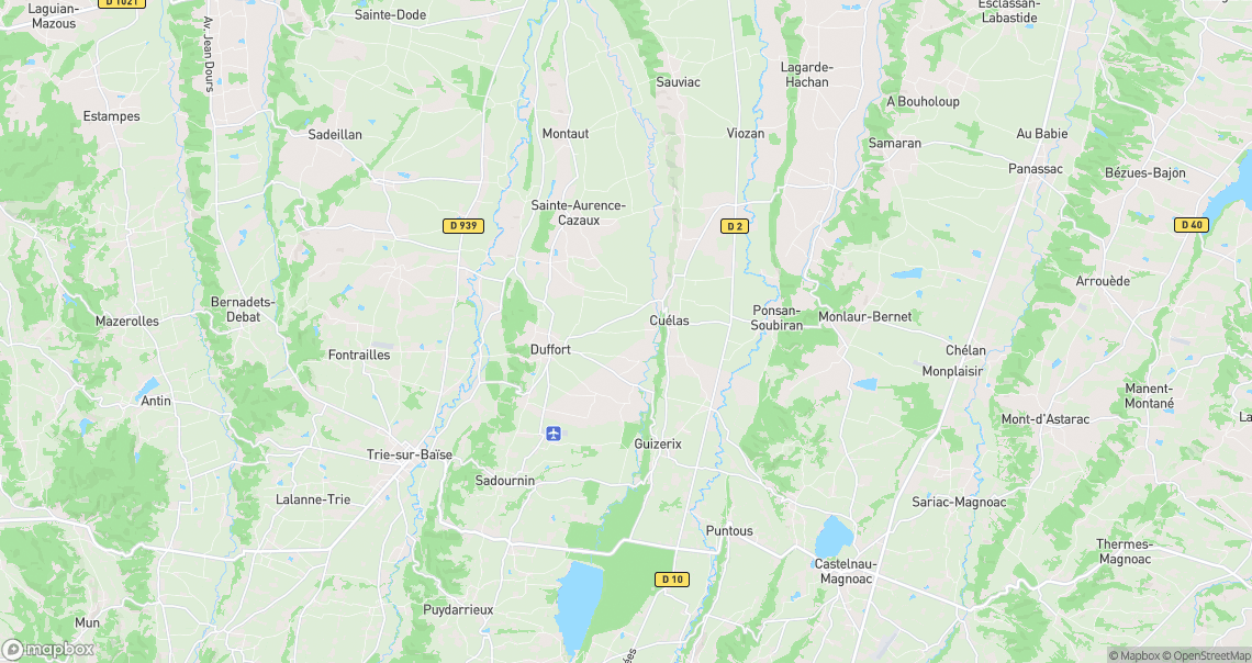 Localisation de la voiture à Cuélas