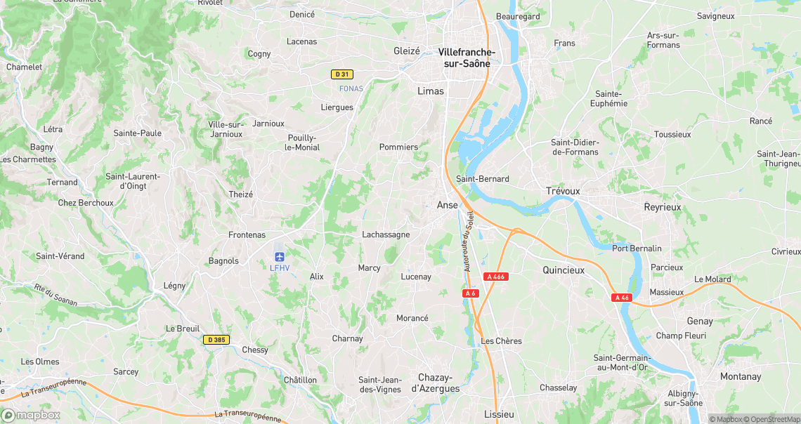 Localisation de la voiture à Anse